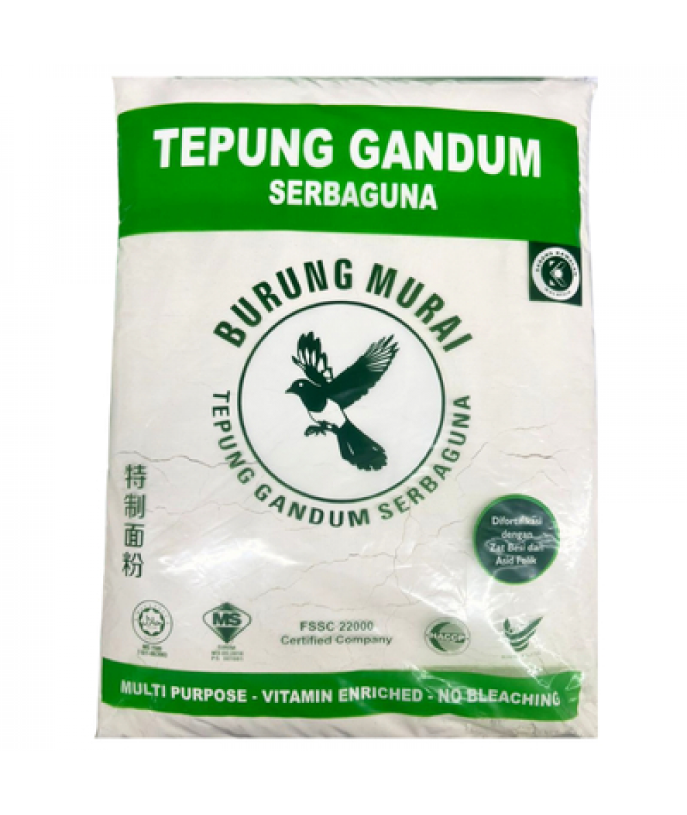 GREEN BURUNG MURAI TEPUNG GANDUM 850G