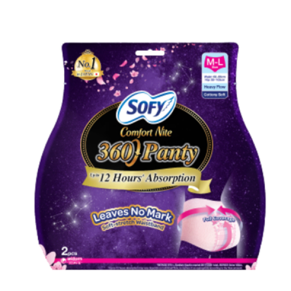 SOFY COMFORT NITE 360 PANTY M-L 2'S 