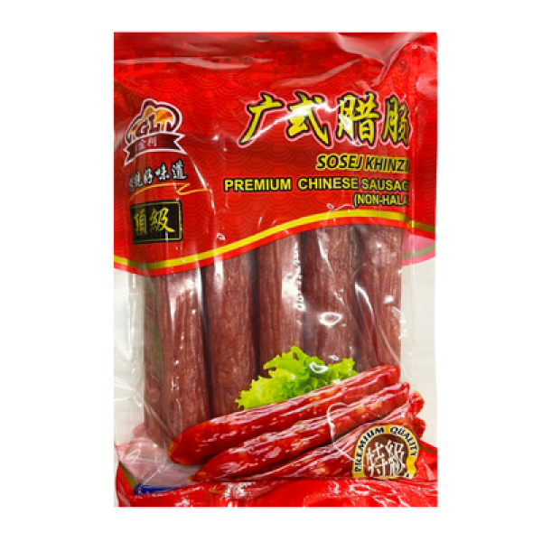 GL CHINESE SAUSAGE 500G GREEN STRING
