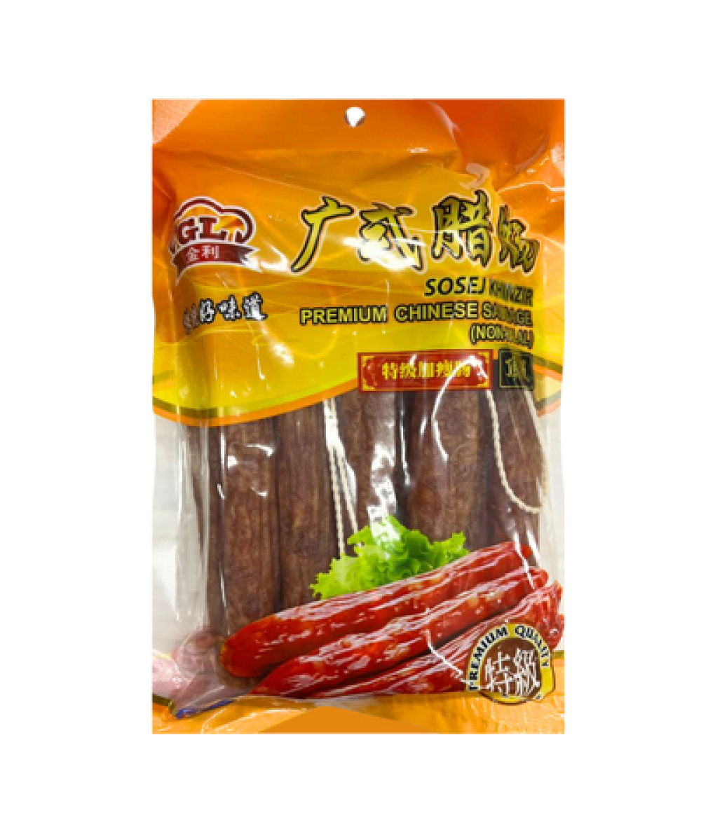 GL PREMIUM CHINESE SAUSAGE 500G WHITE STRING