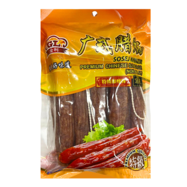 GL PREMIUM CHINESE SAUSAGE 500G WHITE STRING