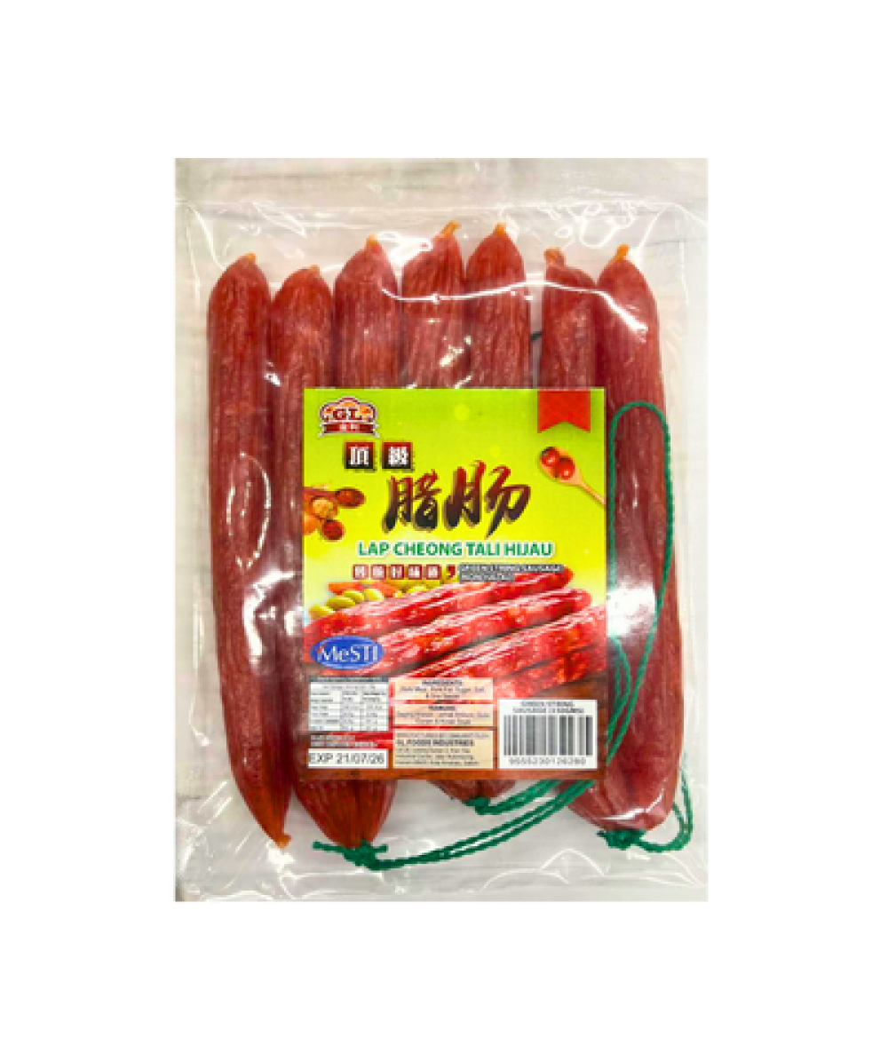 GL CHINESE SAUSAGE 350G GREEN STRING