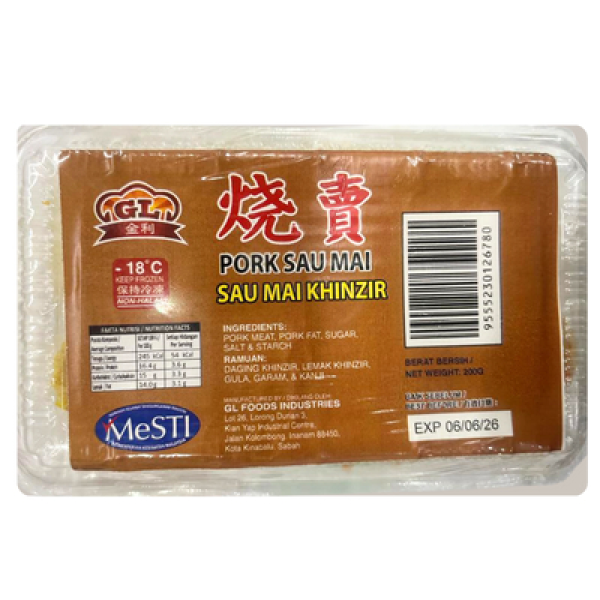 GL SAU MAI 200G PORK