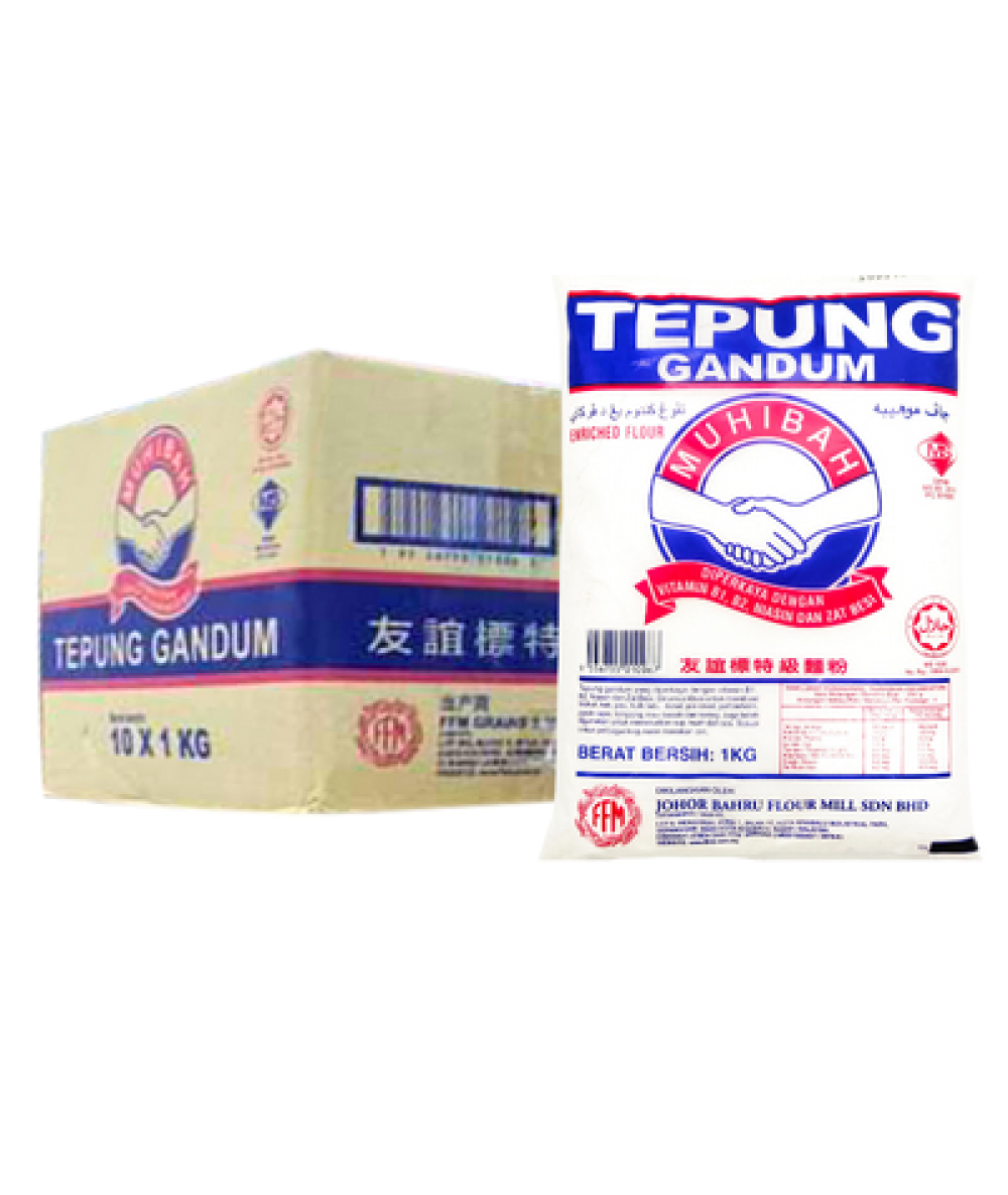 MUHIBAH TEPUNG GANDUM 1KG*10