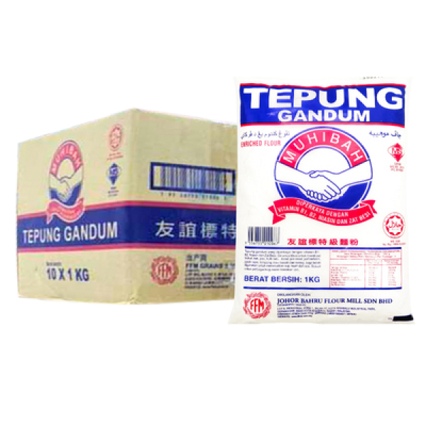 MUHIBAH TEPUNG GANDUM 1KG*10