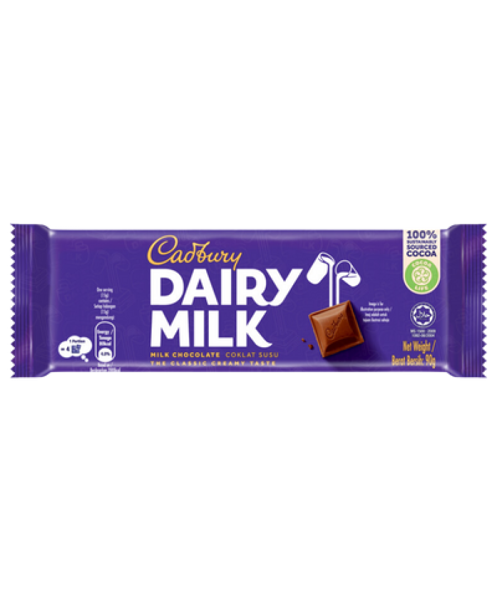 CADBURY DAIRY MILK 90G MILK CHOCOLATE