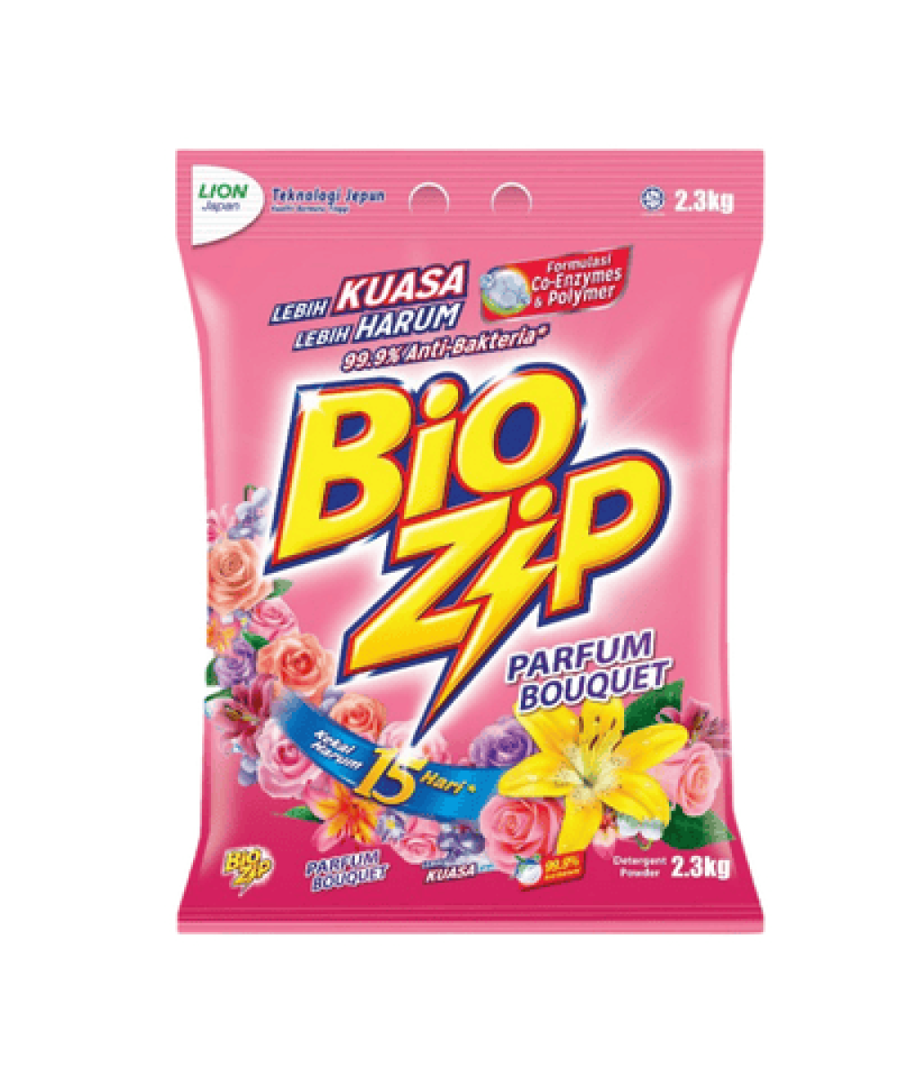 BIO ZIP POWDER 2.3KG PARFUM BOUQUET