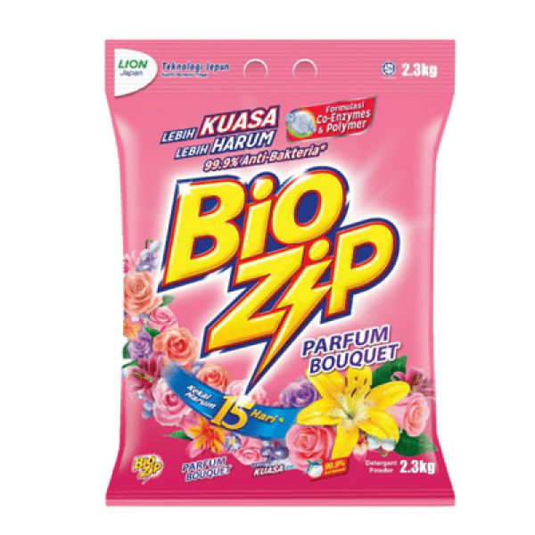 BIO ZIP POWDER 2.3KG PARFUM BOUQUET