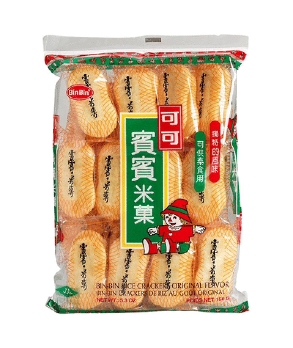 BIN BIN RICE CRACKERS 150G 