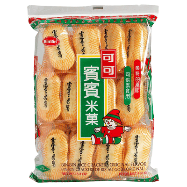 BIN BIN RICE CRACKERS 150G 