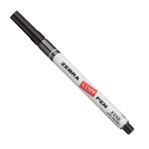 ZEBRA NAME PEN BLACK