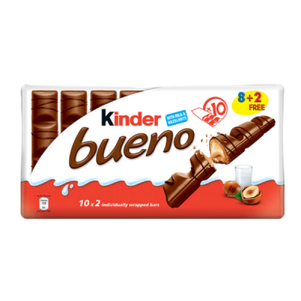 KINDER BUENO 8'S+2'S FREE FLOWPACK