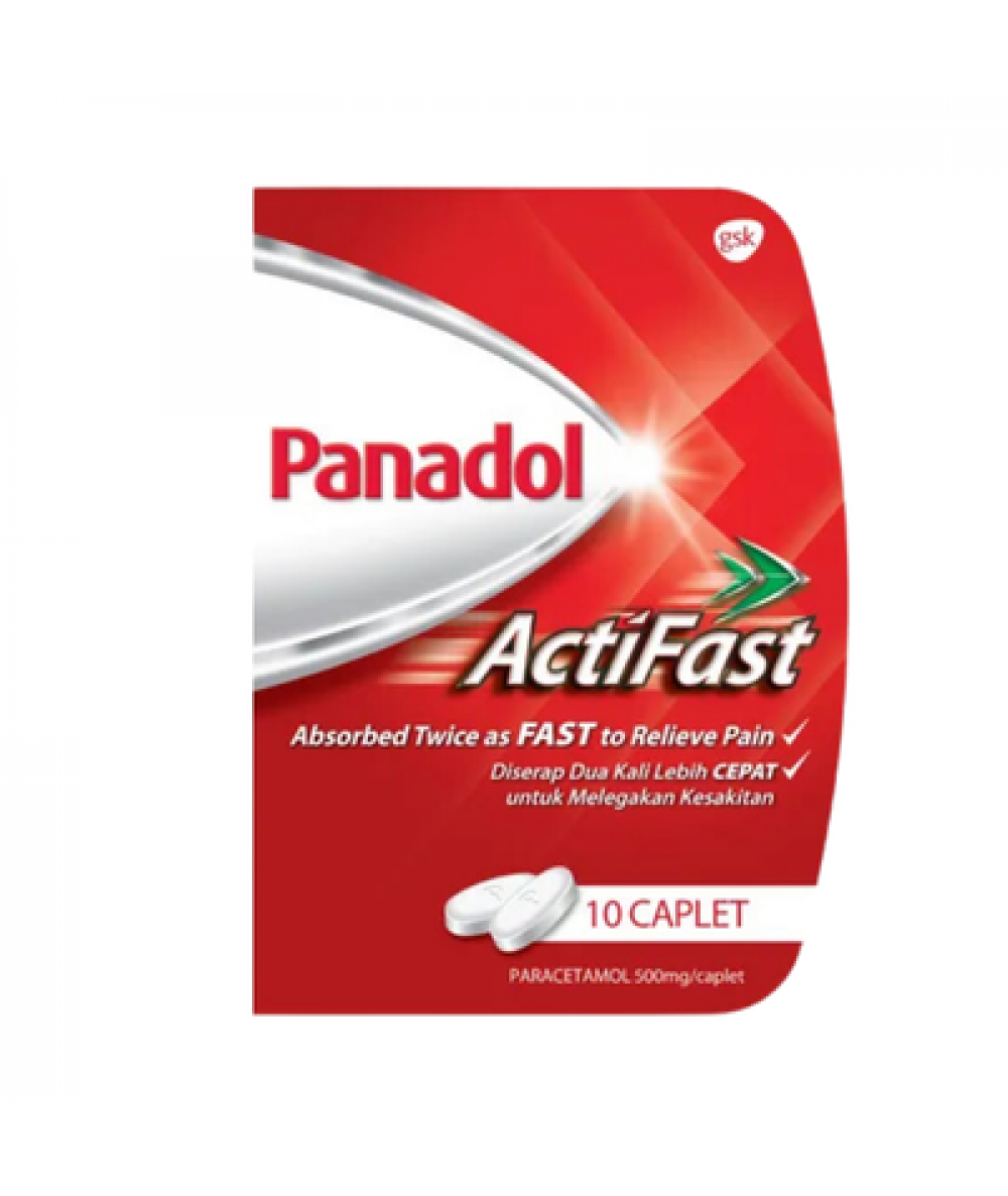 PANADOL ACTIFAST 500MG 10'S (CAPLET)