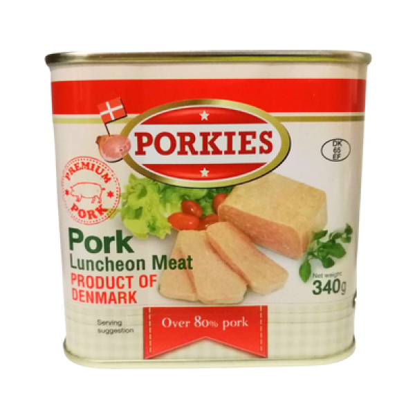 PORKIES PORK LUNCHEON MEAT 340G(###)