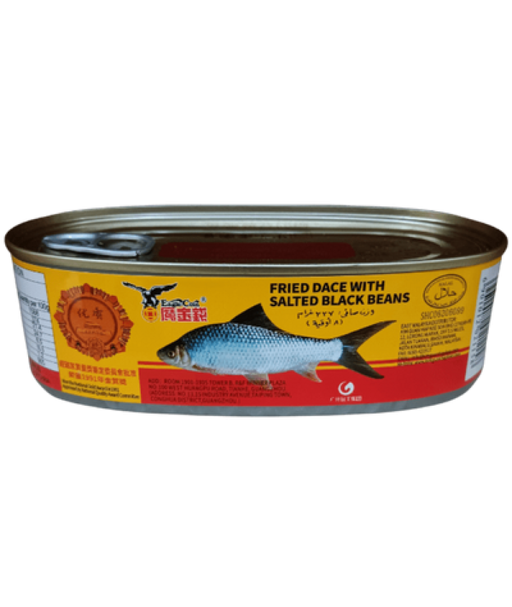 EAGLE COIN DACE FRIED 184G W/SALTED BLACK BEAN EAGLE COIN DACE FRIED 184G W/SALTED BLACK BEAN
