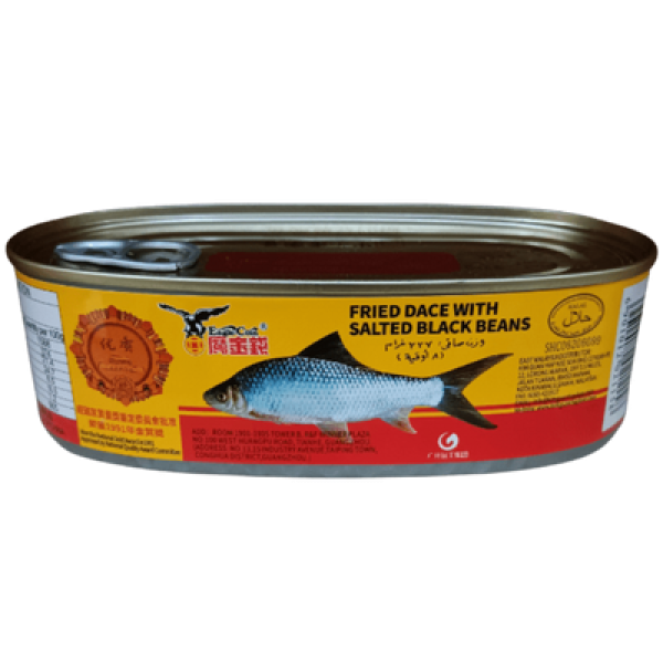 EAGLE COIN DACE FRIED 184G W/SALTED BLACK BEAN
