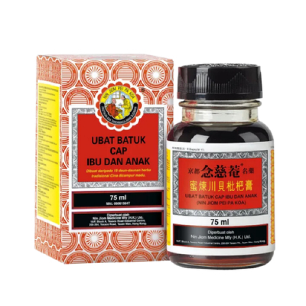 NIN JIOM PEI PA KAO UBAT BATUK CAP IBU&ANAK 75ML