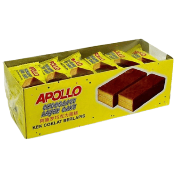 APOLLO LAYER CAKE 22G*24 CHOCOLATE