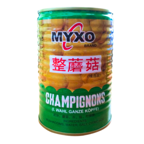 MYXO WHOLE MUSHROOMS 425G 