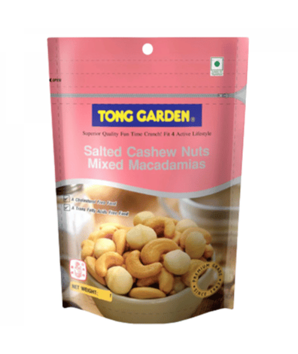 TONG GARDEN SALTED CASHEW MIX MACADAMIAS 160G