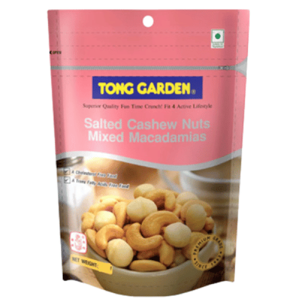 TONG GARDEN SALTED CASHEW MIX MACADAMIAS 160G