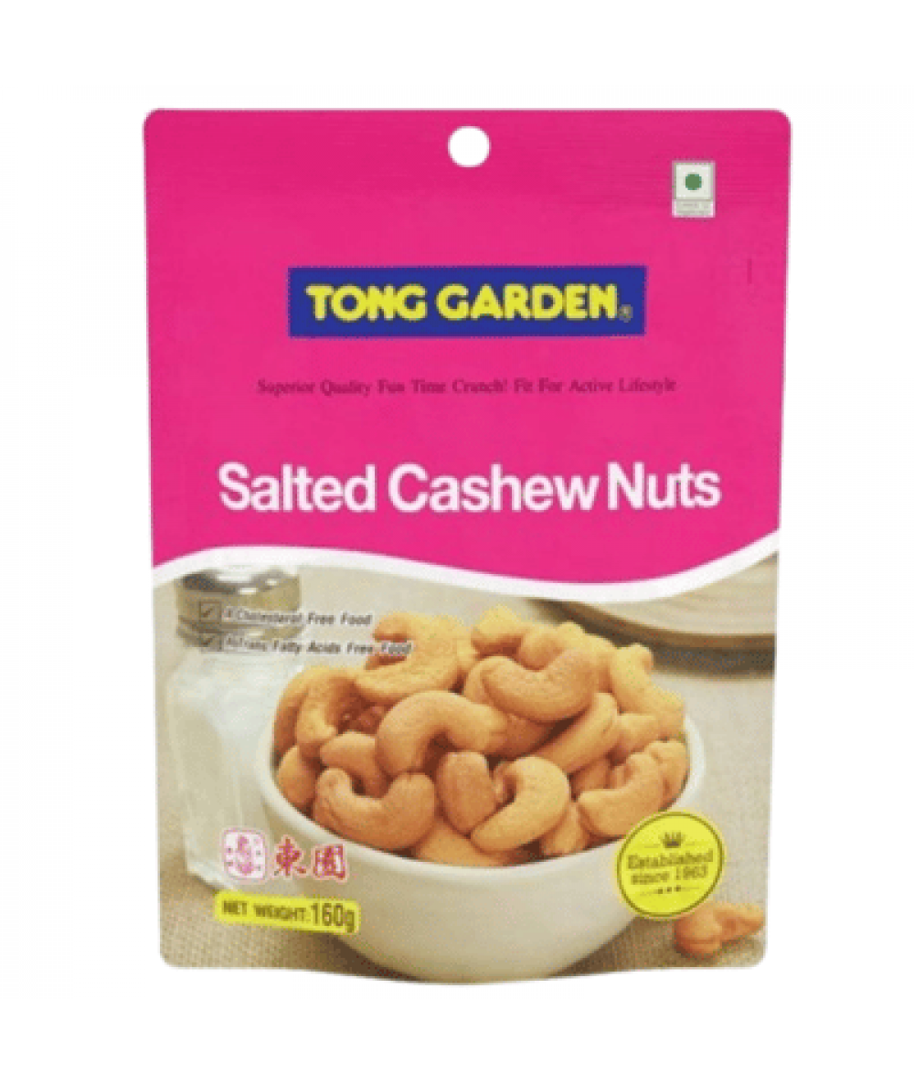 TONG GARDEN SALTED CASHEW NUTS 160G (###)