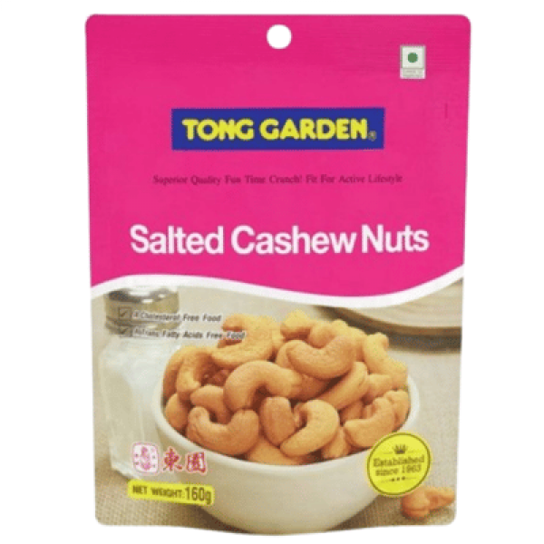 TONG GARDEN SALTED CASHEW NUTS 160G (###)