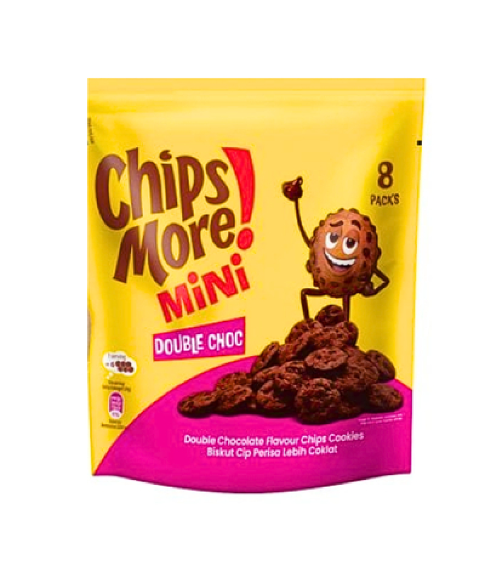 CHIPSMORE HANDY PACK 28G*8 DOUBLE CHOC