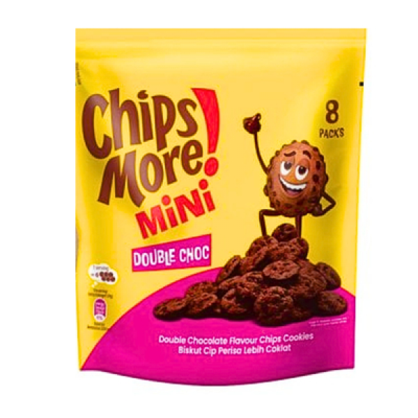 CHIPSMORE HANDY PACK 28G*8 DOUBLE CHOC