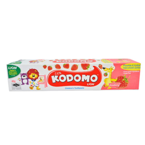 KODOMO T/PASTE CHILDREN 80G STRAWBERRY