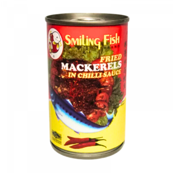 SMILING FISH FRIED MACKERELS IN CHILLI SAUCE 155G