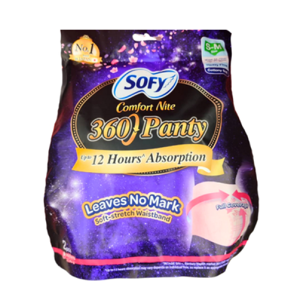SOFY COMFORT NITE 360 PANTY S-M 2'S 