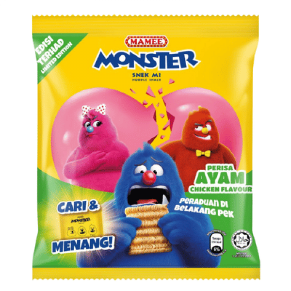 MAMEE MONSTER SNEK MI 25G*8 CHICKEN