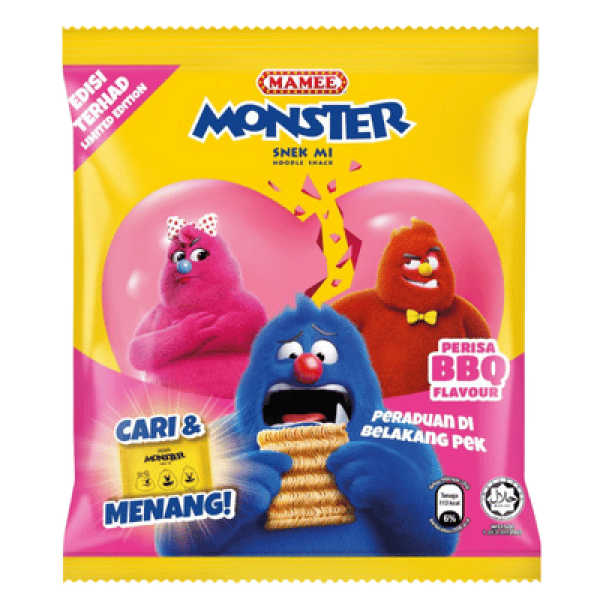 MAMEE MONSTER SNEK MI 25G*8 BBQ