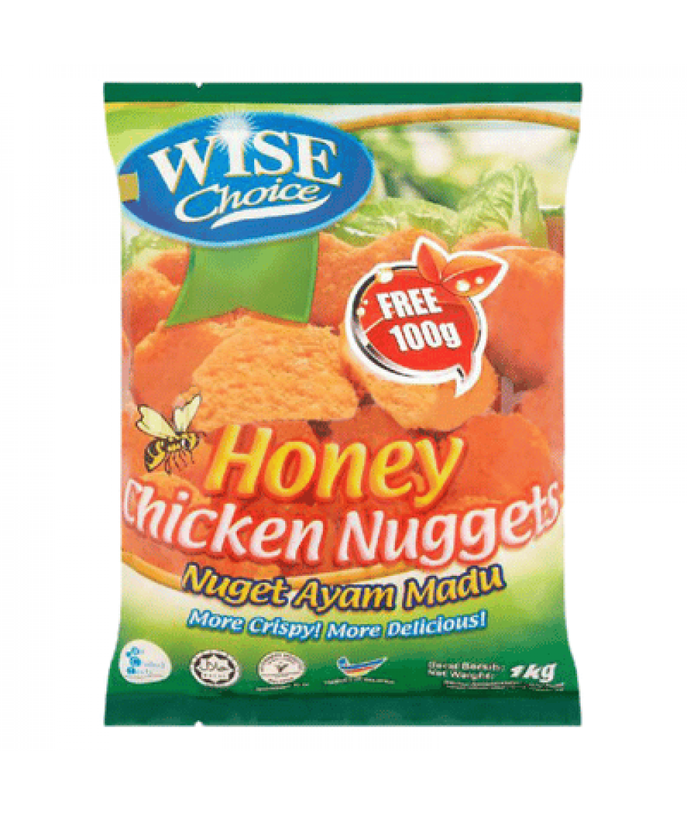 WISE CHOISE NUGGET CHICKEN 1KG HONEY (###)