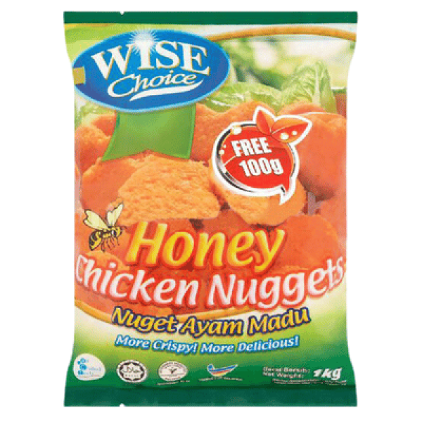 WISE CHOISE NUGGET CHICKEN 1KG HONEY (###)
