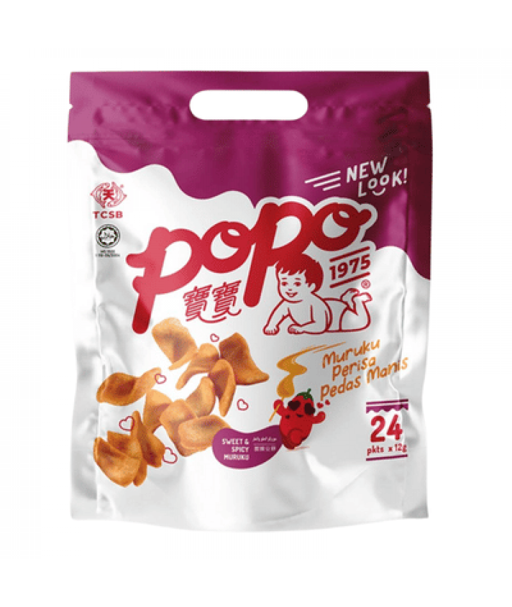 POPO MURUKU IKAN 12G*24 SWEET&SPICY 