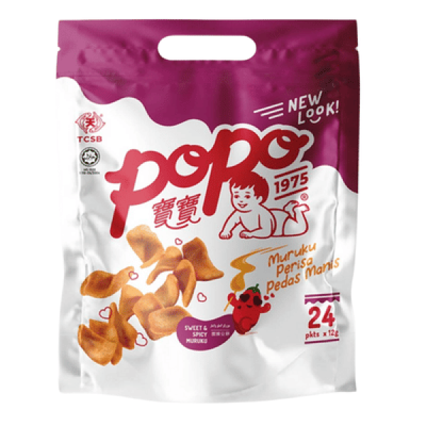 POPO MURUKU IKAN 12G*24 SWEET&SPICY 
