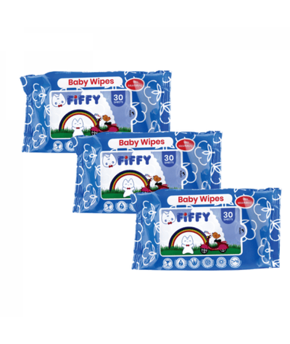 FIFFY WIPES TISSUE 3X30'S VP 98-140