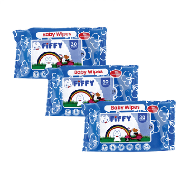 FIFFY WIPES TISSUE 3X30'S VP 98-140