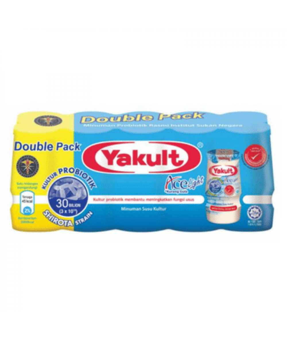 YAKULT CULTURED DRINK 80ML*5*2 ACE LIGHT 