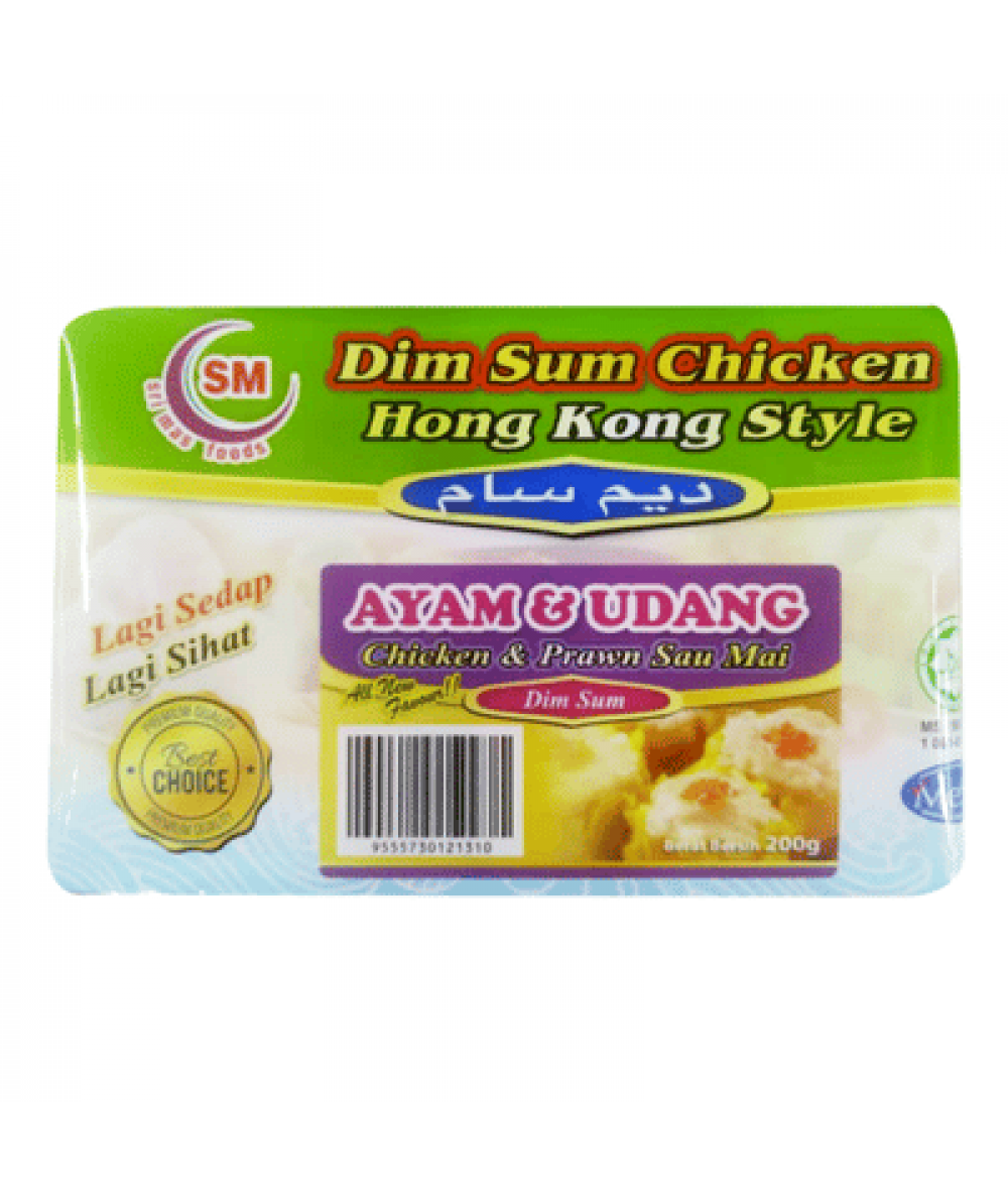 SM SAU MAI 200G CHICKEN&PRAWN 