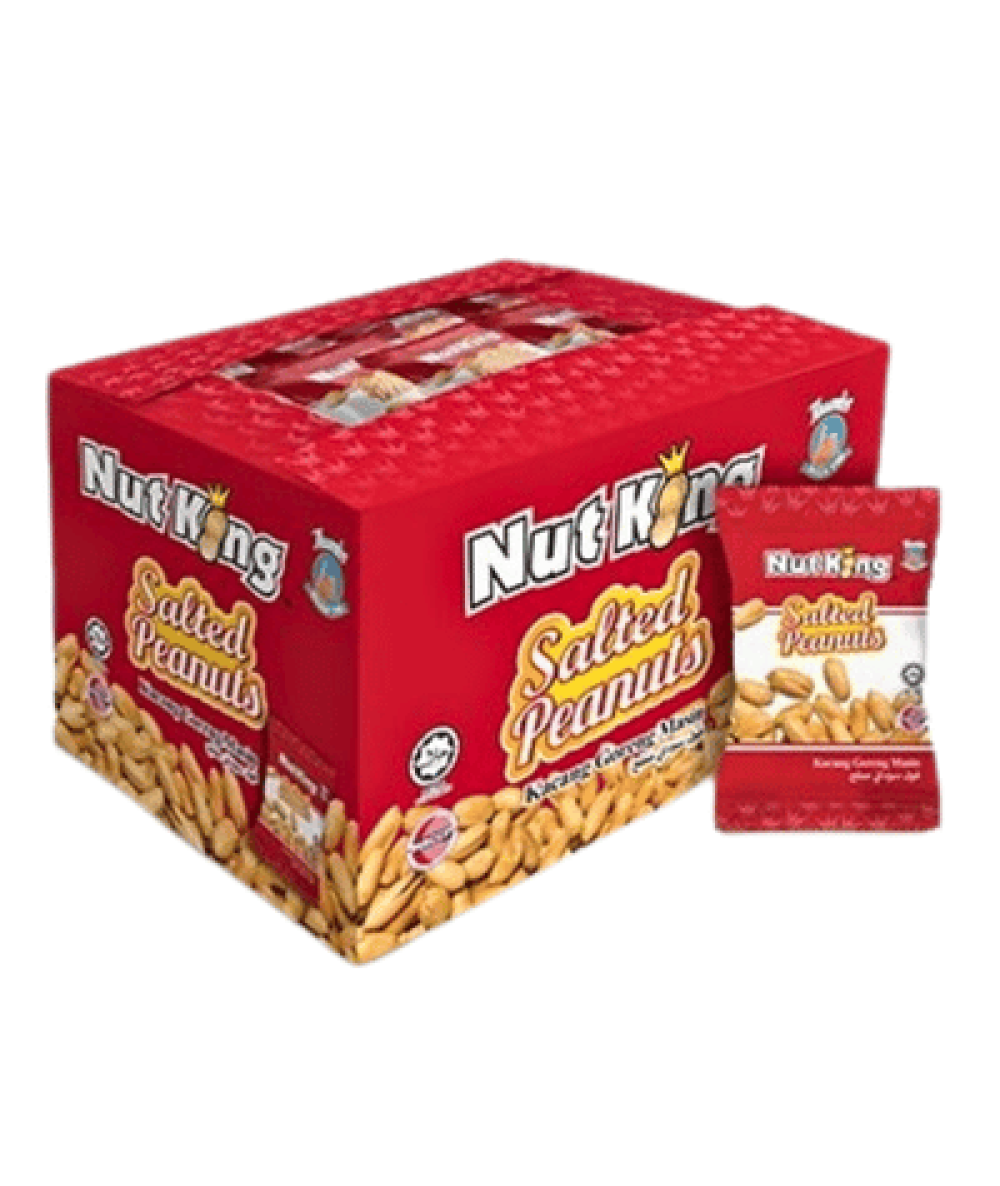 NUT KING SALTED PEANUTS 12G*36