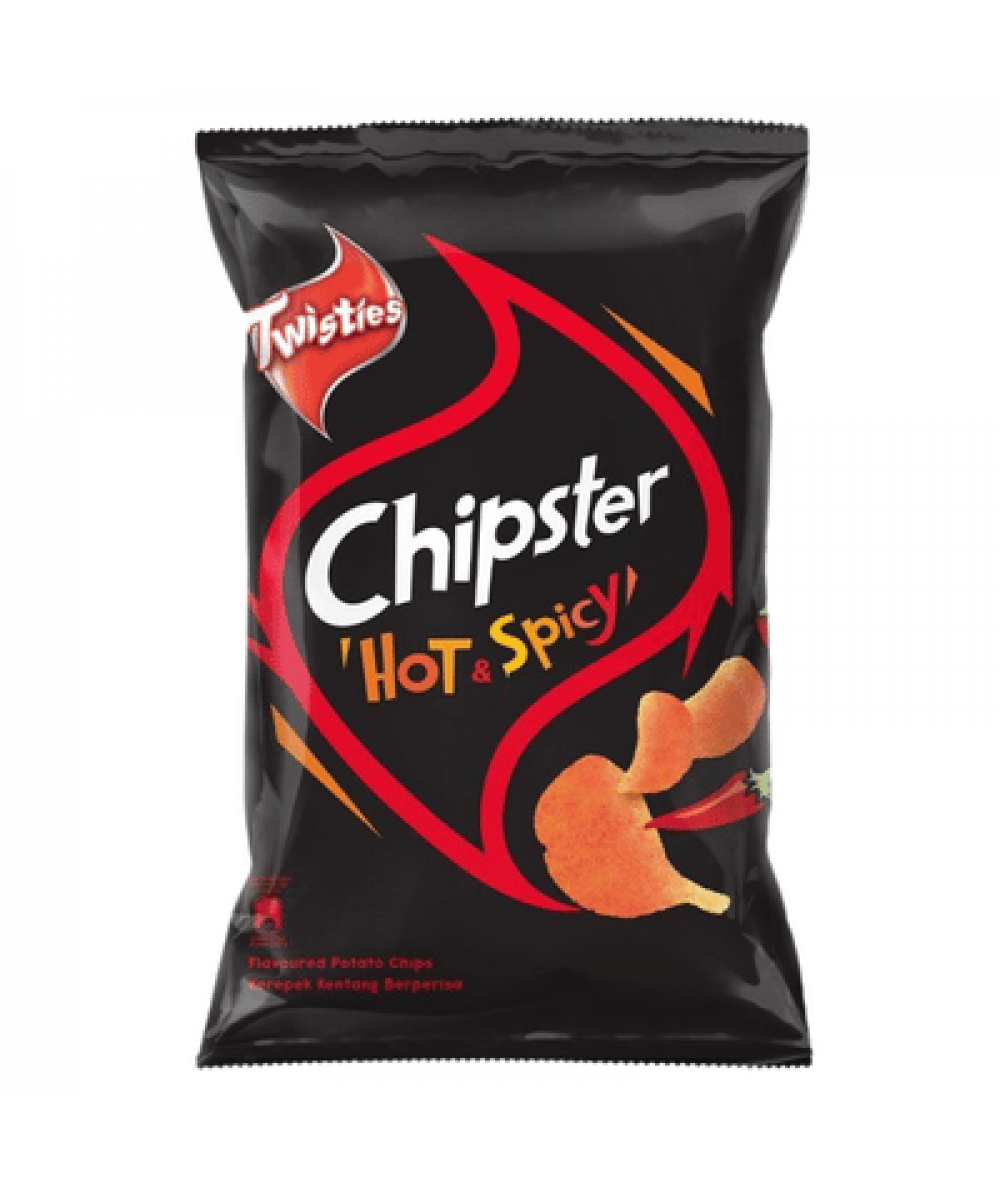 TWISTIES CHIPSTER 130G HOT&SPICY