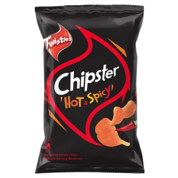 TWISTIES CHIPSTER 130G HOT&SPICY