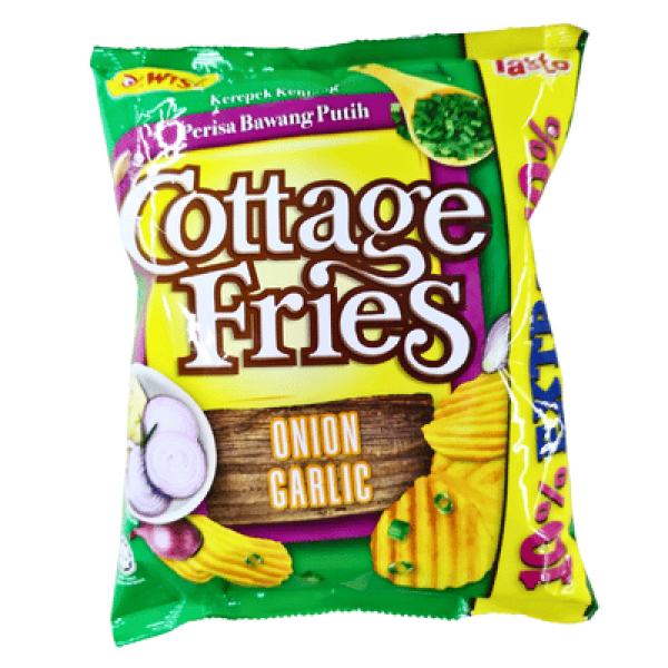 WISE COTTAGE FRIES 65G ONION GARLIC 