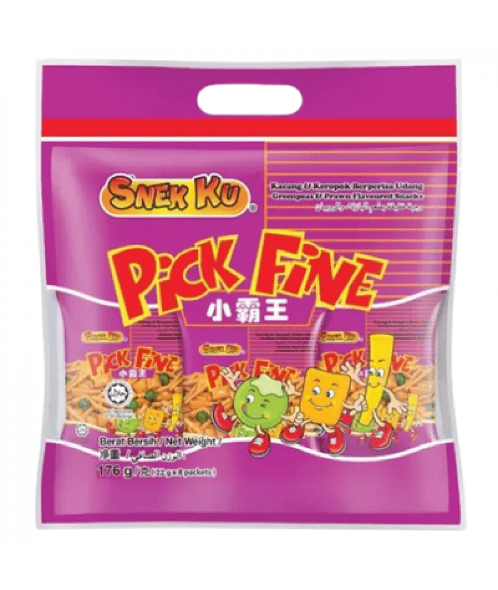 SNEK KU SNACKS 22G*8 PICK FINE