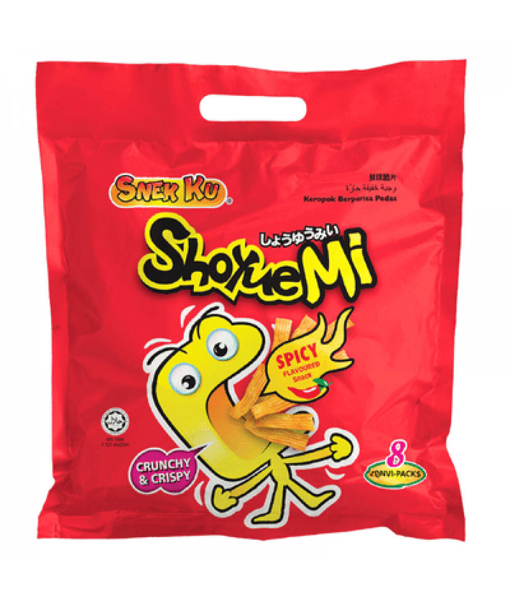 SNEK KU SHOYUE MI 14G*8 HOT&SPICY FLAVOUR