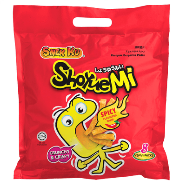 SNEK KU SHOYUE MI 14G*8 HOT&SPICY FLAVOUR