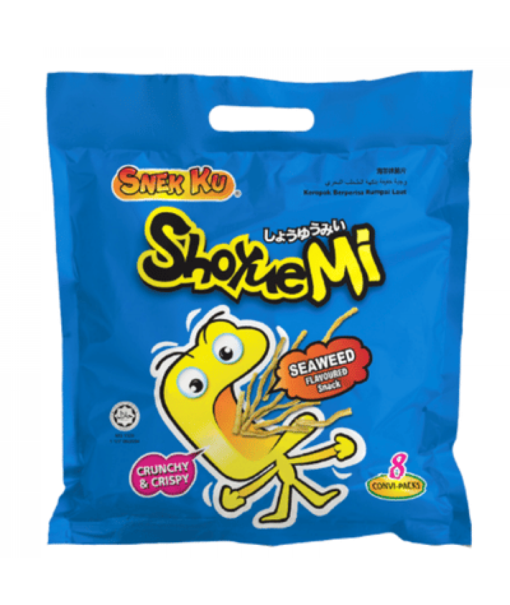 SNEK KU SHOYUE MI 14G*8 SEAWEED FLAVOUR